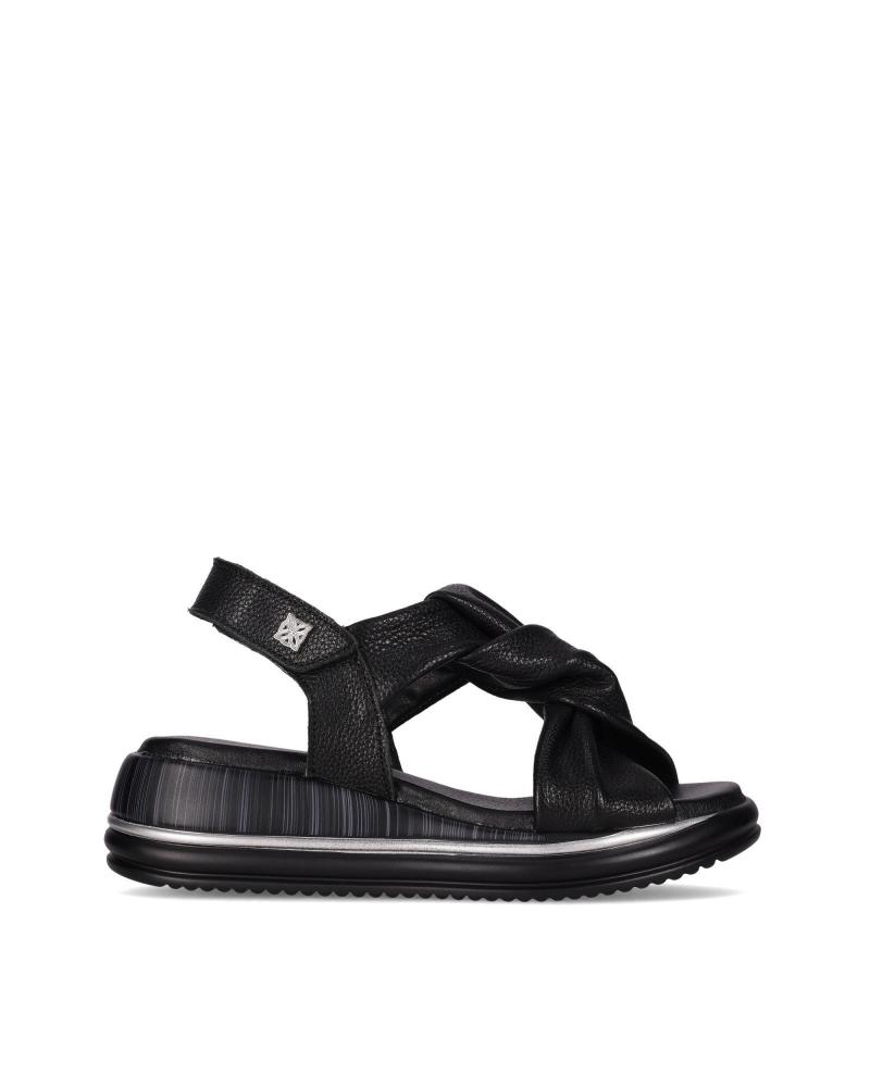 Sandalias CHIKA10  de Mujer RE MANZANO 04  NEGRO-BLACK