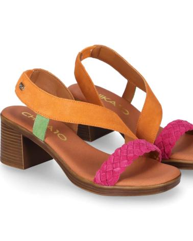 Sandalias CHIKA10  de Mujer NEW GOTICA 11  MULTICOLOR-ORANGE MULTI