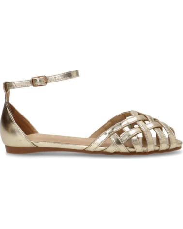 Sandalias ETIKA  de Mujer SANDALIA ESTILO CANGREJERA PLANA PARA MUJER 10124 COL  ORO