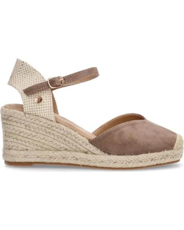 Sandalias ETIKA  de Mujer CUNA DE YUTE ESTILO VALENCIANA PARA MUJER 20010 COLOR  TAUPE
