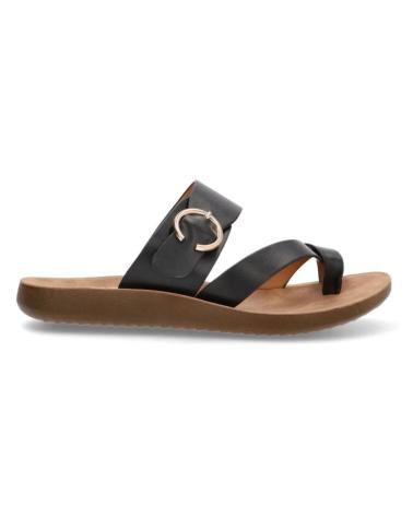 Sandalias ETIKA  de Mujer SANDALIA DESTALONADA PARA MUJER 10128 COLOR  NEGRO