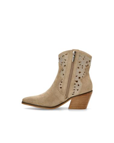 Botines ETIKA  de Mujer BOTIN DE ENTRETIEMPO CON TACON PARA MUJER 31120 COLOR  TAUPE