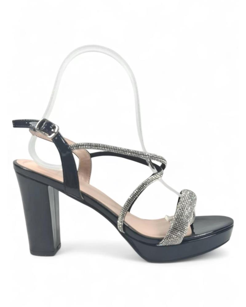 Sandales TIMBOS  pour Femme SANDALIA TACON FIESTA DE MUJER 131312  NEGRO