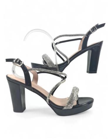 Sandales TIMBOS  pour Femme SANDALIA TACON FIESTA DE MUJER 131312  NEGRO