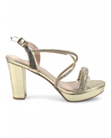 Sandales pour Femme TIMBOS SANDALIA TACON FIESTA DE MUJER ORO 131311 AMARILLO