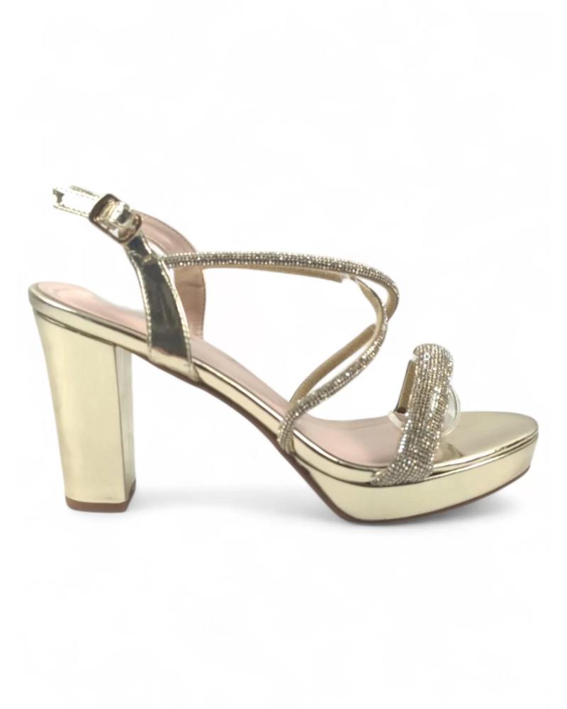 Sandales pour Femme TIMBOS SANDALIA TACON FIESTA DE MUJER ORO 131311 AMARILLO