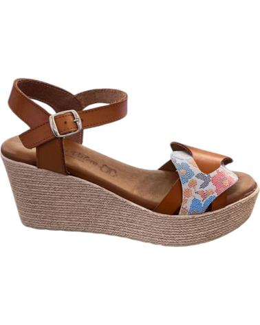 Woman Sandals FANNY VALERO SANDALIA CUNA 218 CANELA  VARIOS COLORES