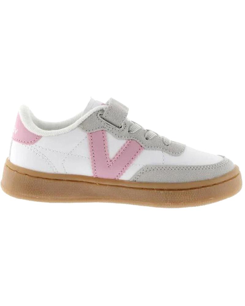 VICTORIA OSLO 1256102 PINK FAUX LEATHER SNEAKERS ROSA