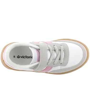 VICTORIA OSLO 1256102 PINK FAUX LEATHER SNEAKERS ROSA