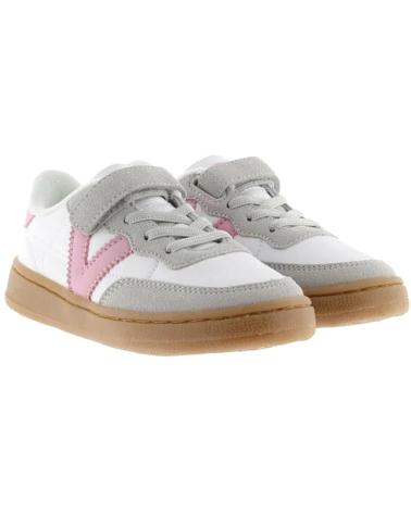 VICTORIA OSLO 1256102 PINK FAUX LEATHER SNEAKERS ROSA