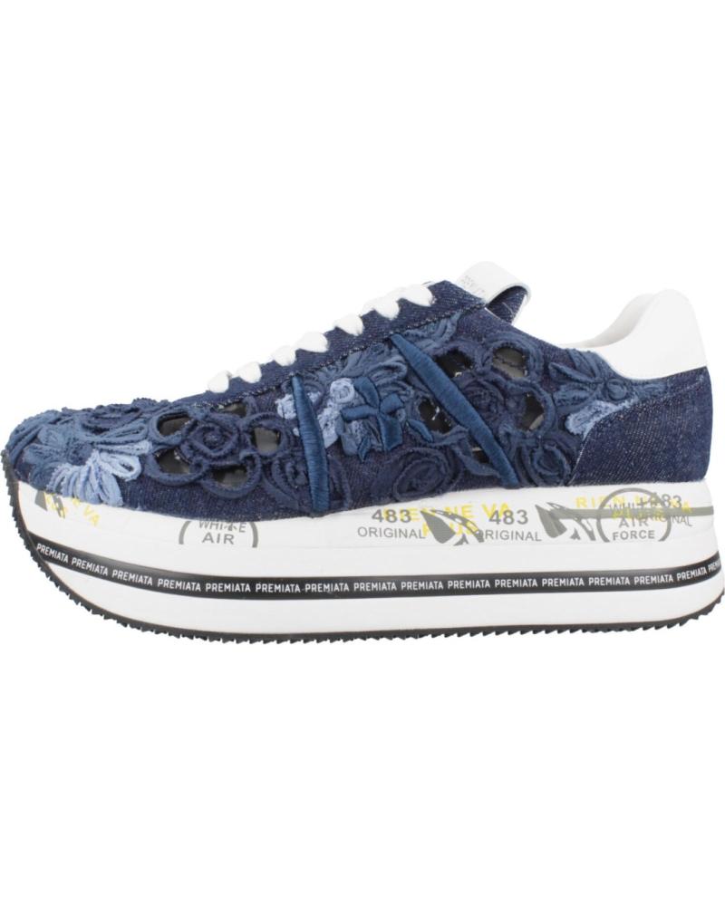 Deportivas de Mujer PREMIATA ZAPATILLAS MUJER MODELO BETH COLOR AZUL 7376