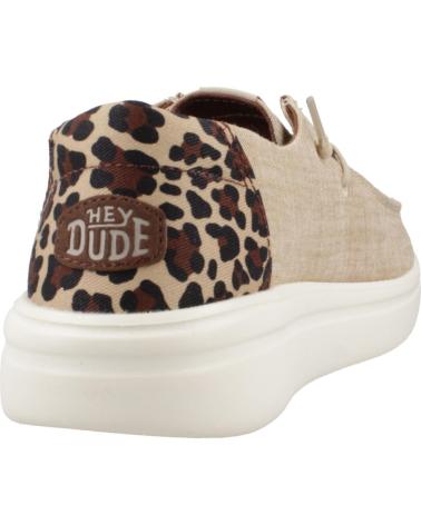 Schuhe HEY DUDE  für Damen ZAPATOS CASUAL MUJER MODELO WENDY RISE ANIMAL COLOR MARRON T  TANMLT