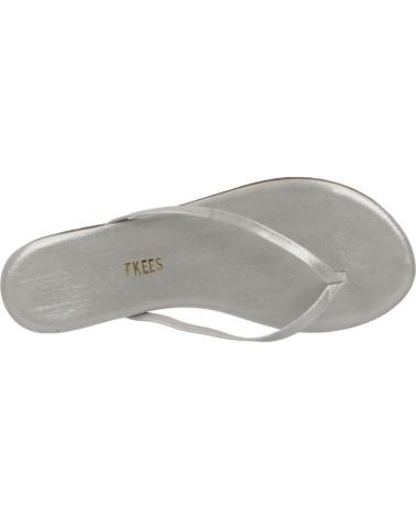 Woman Sandals TKEES SANDALIAS MUJER MODELO TKEGLITTERS COLOR PLATA GLEAM GLEAM