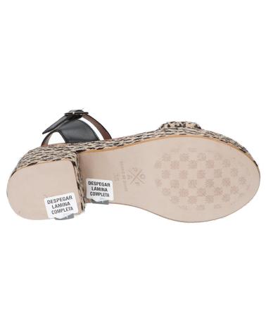 Sandalias POPA  de Mujer 051 ABAKA RUMA  NEGRO YUTE CT37102 002