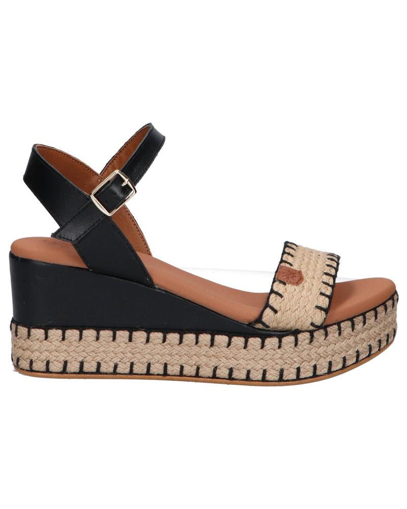 Sandalias POPA  de Mujer 051 ARAMBOL GALERIA  NEGRO YUTE CB35905 002