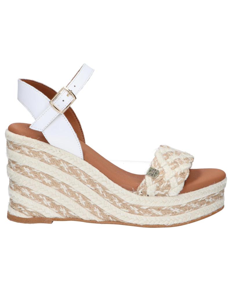 Sandalias POPA  de Mujer SANDALIA YUTE TRENZADO  BLANCO