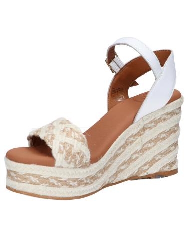 Sandalias POPA  de Mujer SANDALIA YUTE TRENZADO  BLANCO