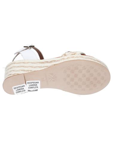 Sandalias POPA  de Mujer SANDALIA YUTE TRENZADO  BLANCO