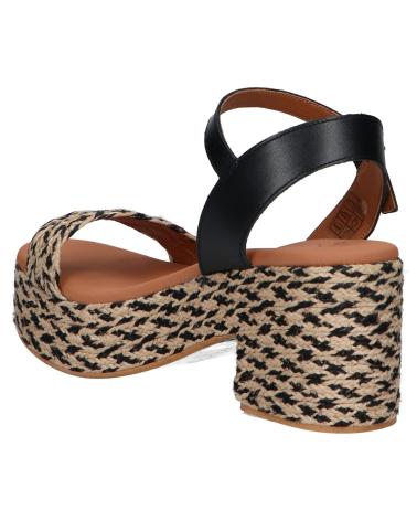 Sandalias POPA  de Mujer 051 ABAKA RUMA  NEGRO YUTE CT37102 002