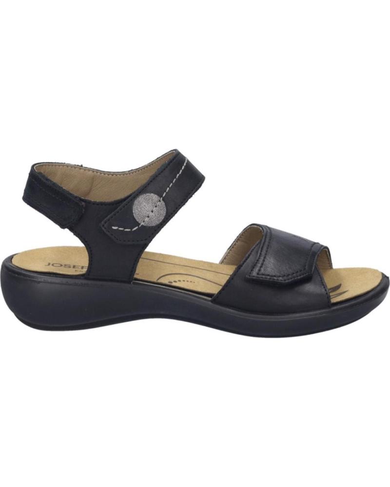 Sandálias JOSEP SEIBEL  de Mulher IBIZA-79 PIEL NEGRA  NEGRO