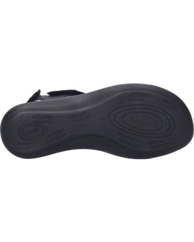 Sandálias JOSEP SEIBEL  de Mulher IBIZA-79 PIEL NEGRA  NEGRO