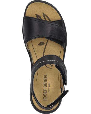 Sandálias JOSEP SEIBEL  de Mulher IBIZA-79 PIEL NEGRA  NEGRO