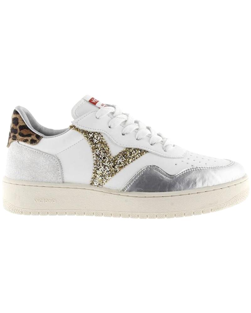 VICTORIA MADRID METALIZADO ANIMAL PRINT PLATA SILVER