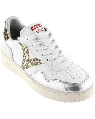 VICTORIA MADRID METALIZADO ANIMAL PRINT PLATA SILVER