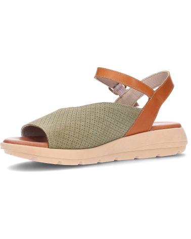 Sandalias DORKING  de Mujer SANDALIAS PARA MUJER FLUCHOS GANDIA D9464  KAKICUERO