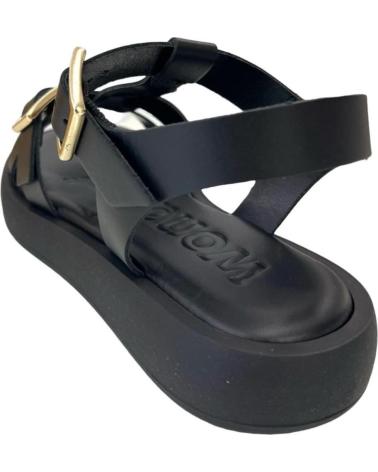 WONDERS SANDALIA MUJER AB-1012 NEGRO