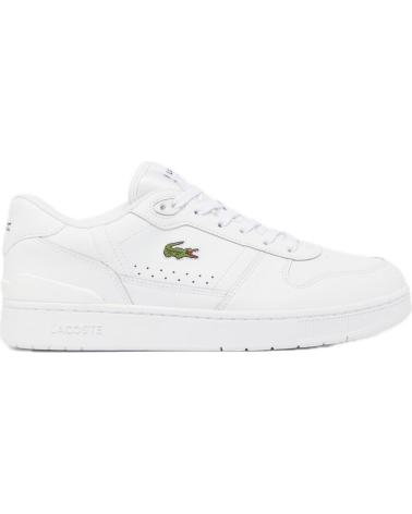 Zapatillas deporte LACOSTE  pour Homme CALZADO HOMBRE 48SMA0031-SNEAKERS T-CLIP 1R5 WHT-DK GRN  VARIOS COLORES