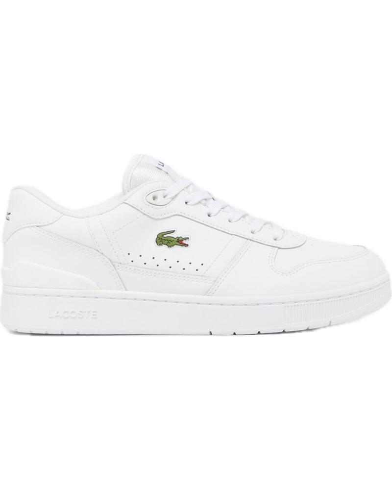Scarpe sport LACOSTE  per Uomo CALZADO HOMBRE 48SMA0031-SNEAKERS T-CLIP 1R5 WHT-DK GRN  VARIOS COLORES