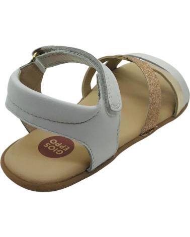 Sandalen für Mädchen GIOSEPPO SANDALIA BAREFOOT PIEL NINA BRANFORD 75356 BLANCO