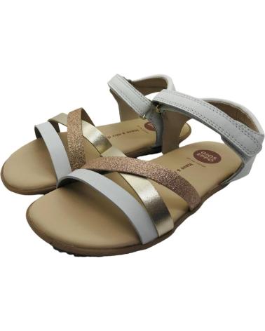 Sandalen für Mädchen GIOSEPPO SANDALIA BAREFOOT PIEL NINA BRANFORD 75356 BLANCO