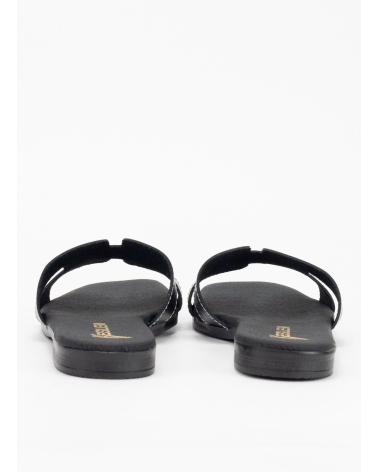 Sandálias KESLEM  de Mulher SANDALIA MUJER 5566 EN PIEL  NEGRO