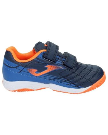 Sportivo per Bambina e Bambino JOMA FUTBOL SALA XPANDER JR 2103 ROYAL Y NARANJA AZUL MARINO