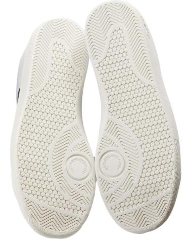 Man sports shoes FRED PERRY ZAPATILLAS LEATHER  WHITE-METALLIC