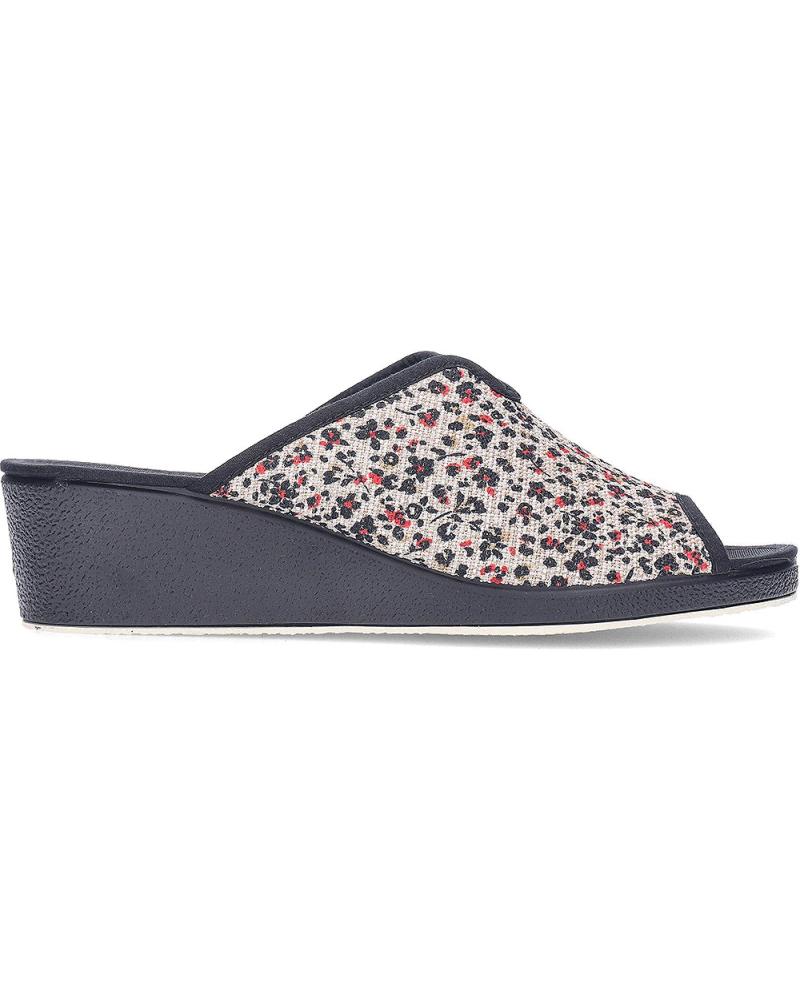 Calzado de casa GARZON  de Mujer ZAPATILLAS DE IR POR CASA VILA 715210  NEGRO