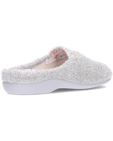 Calzado de casa GARZON  de Mujer PANTUFLAS DE MUJER RIZO 7293130  GRISPERLA