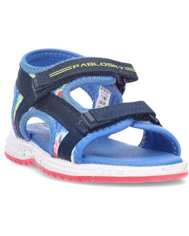 Sandales PABLOSKY  pour Garçon SANDALIA CONFORT CON VELCROS PARA NINO 981620 COLO  NAVY