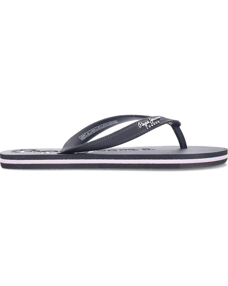 Tongs PEPE JEANS  pour Femme CHANCLAS BAY BEACH PLS70124  BLACK