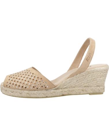 Sandalias RIA MENORCA  de Mujer ALPARGATAS MUJER MODELO 61043R COLOR MARRON CLARO  NTRL