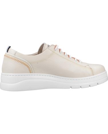 Deportivas de Mujer FLUCHOS ZAPATILLAS PIEL BEIGE INDIOS RAW BLANCO