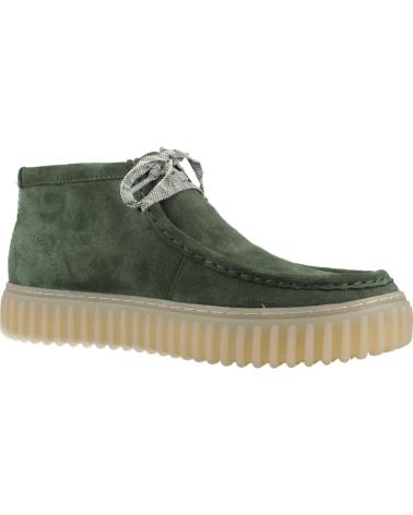 Stivaletti CLARKS  per Uomo BOTINES HOMBRE MODELO TORHILL HI COLOR VERDE  DRKGREEN