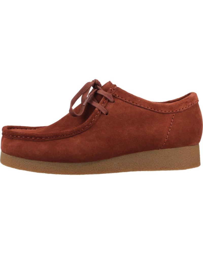 Botines CLARKS  de Hombre INFORMALES HOMBRE MODELO WALLABEE EVOBT COLOR BURDEOS CHESTN  CHESTNUT
