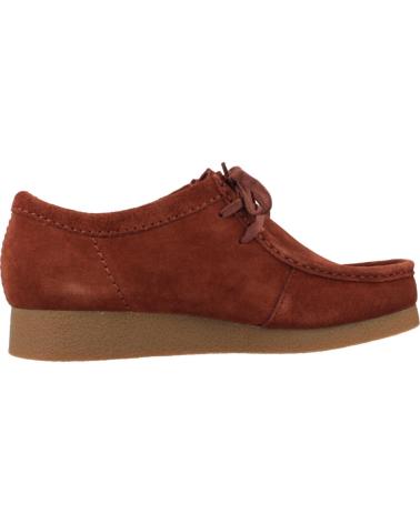 Botines CLARKS  de Hombre INFORMALES HOMBRE MODELO WALLABEE EVOBT COLOR BURDEOS CHESTN  CHESTNUT
