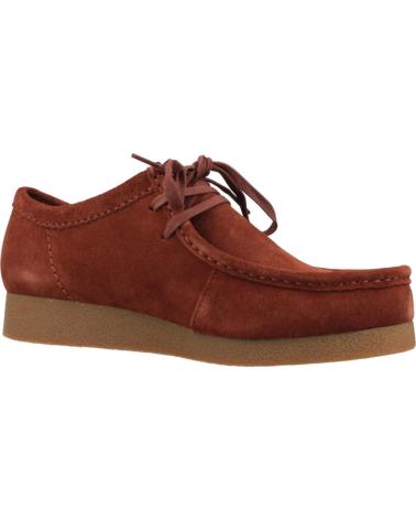 Botines CLARKS  de Hombre INFORMALES HOMBRE MODELO WALLABEE EVOBT COLOR BURDEOS CHESTN  CHESTNUT