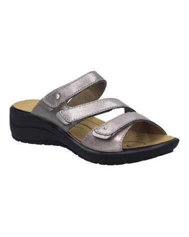 Sandalen JOSEP SEIBEL  für Damen ANNECY-04 PIEL PLATI  PLATINO