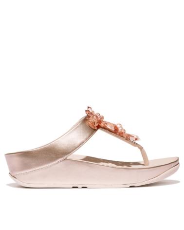 Sandalias FITFLOP  de Mujer RUMBA STARBURST-BEAD TOE POST NUDE  ROSA