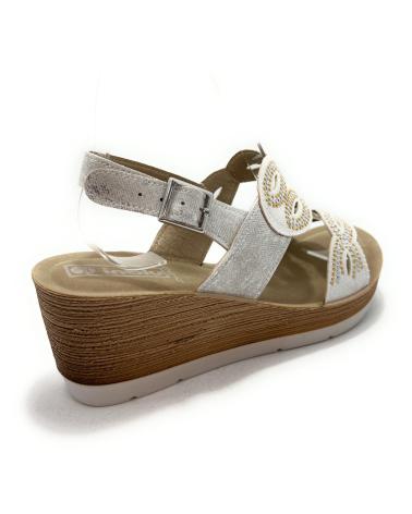 Sandali DUENDY  per Donna SANDALIA MUJER CONFORT CUNA BRILLANTES H  BLANCO